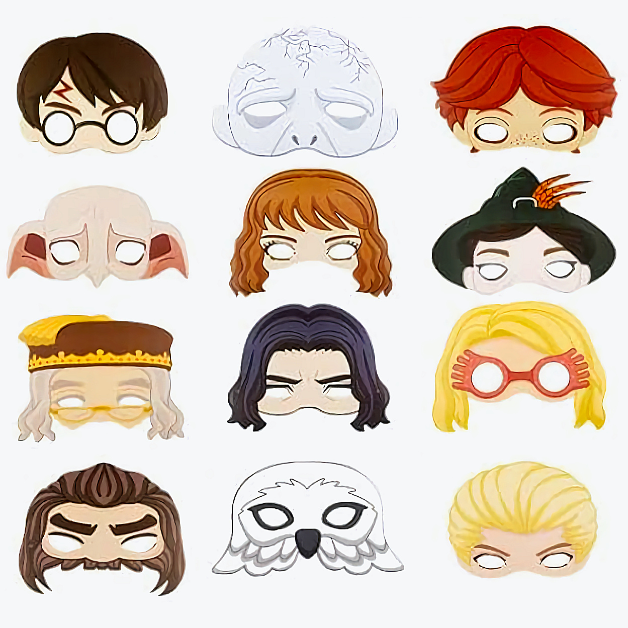 Harry Potter Paper Masks